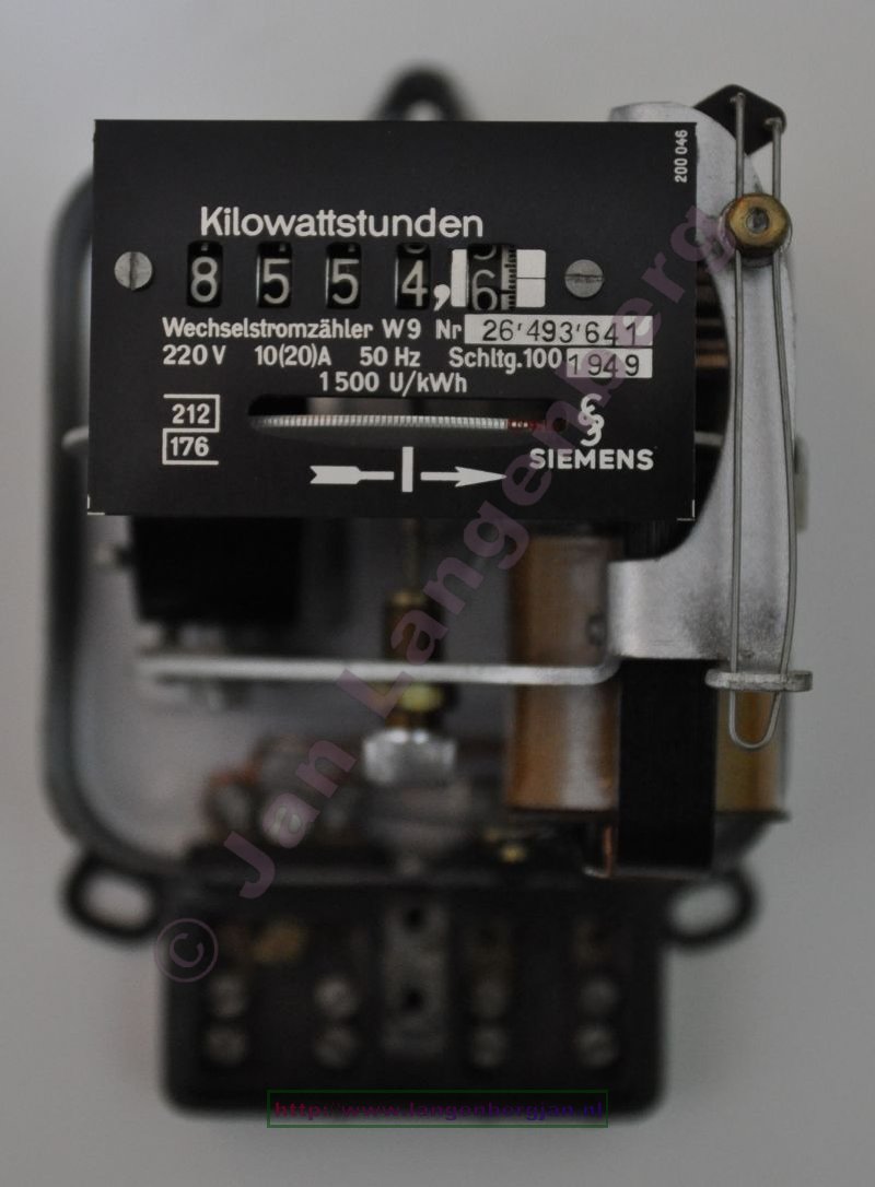 Siemens W9 Wechselstrohmzahler