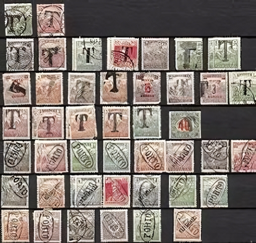 Hungary PORTO overprint - example 3