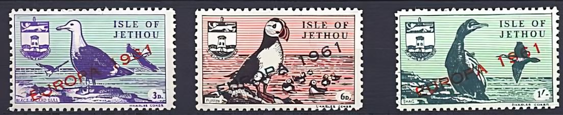 Local stamps from Isle of Jethou