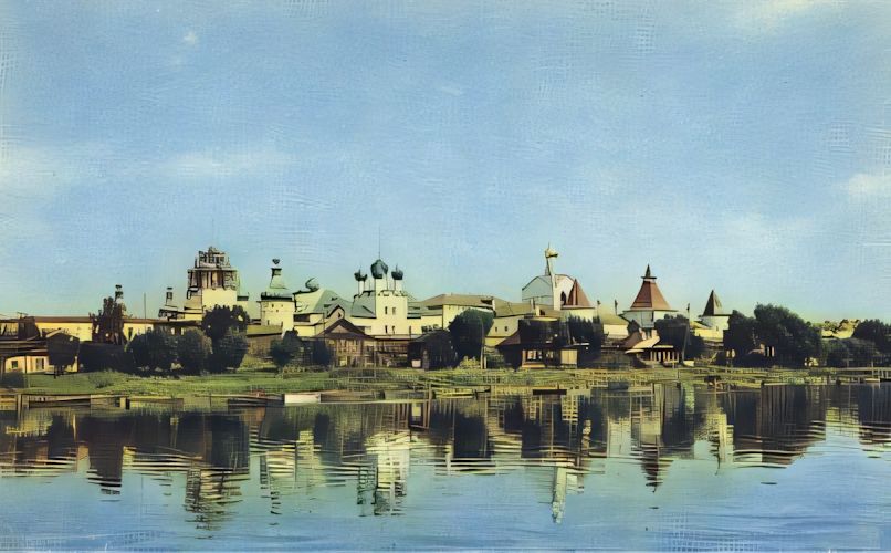 An old and vintage Russian postcard