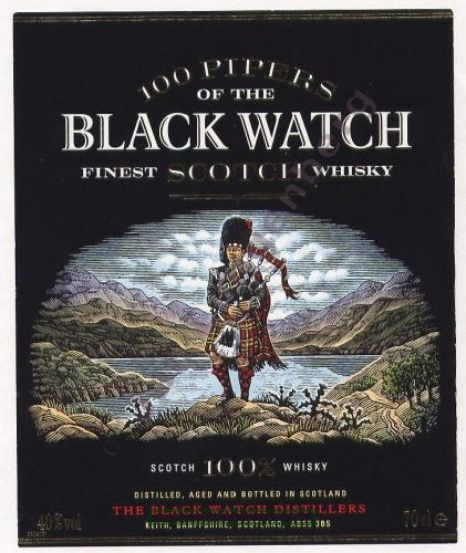 Whisky label 100pipers-black-watch-04.jpg