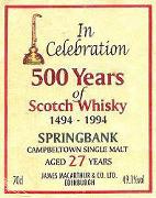 Just a paper whisky label